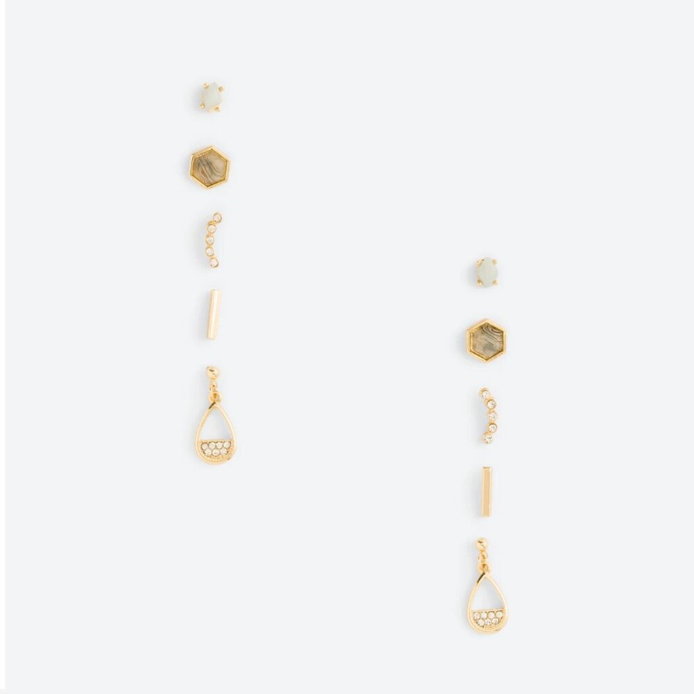 KEVIA Bella Five Piece Earring Set